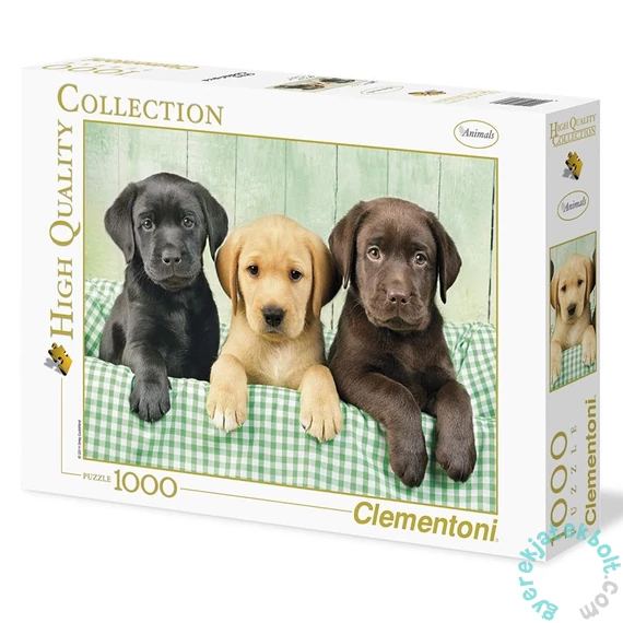 Clementoni 1000 db-os puzzle - Labrador kölykök (39279)