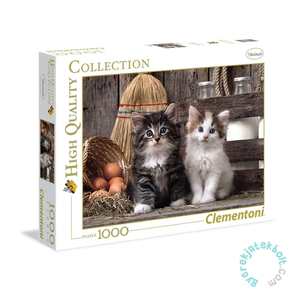 Clementoni 1000 db-os puzzle - Cicák (39340)