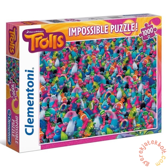 Clementoni 1000 db-os puzzle - A lehetetlen puzzle - Trollok (39369)
