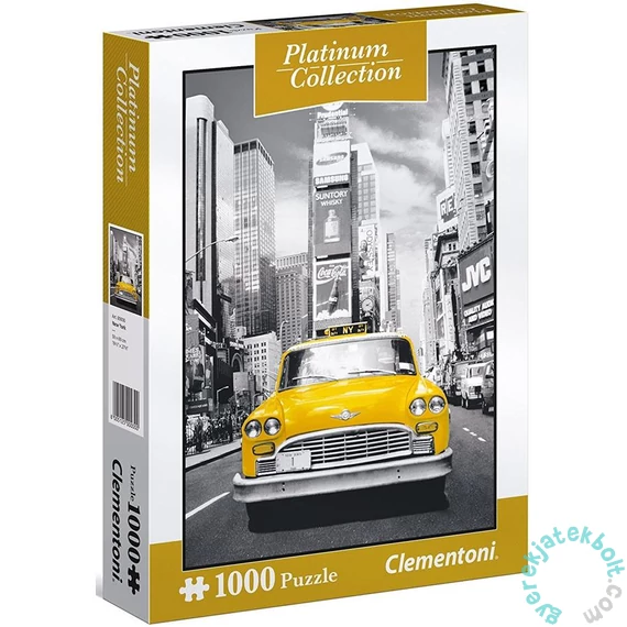 Clementoni 1000 db-os puzzle - Platinum Collection - New York Taxi (39398)