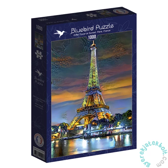 Bluebird 1000 db-os puzzle - Eiffel Tower at Sunset Paris (90291)