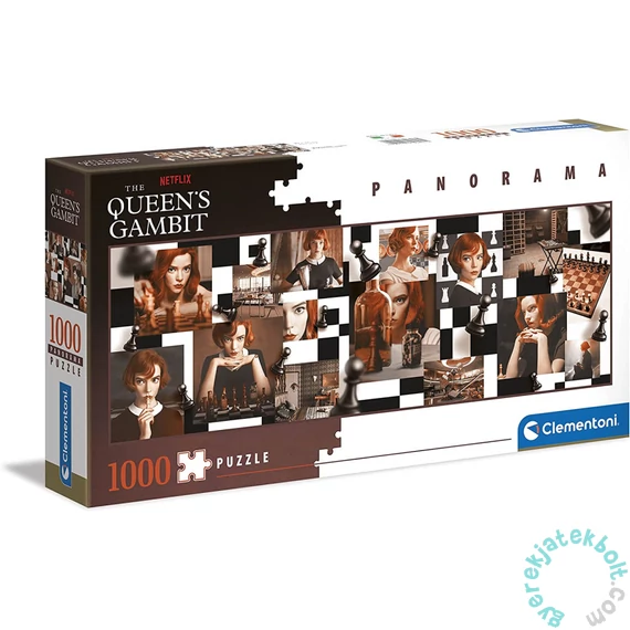 Clementoni 1000 db-os panoráma puzzle - The Queens Gambit - A vezércsel (39696)