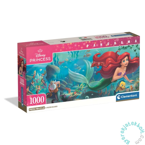 Clementoni 1000 db-os Panoráma puzzle - Disney Collection - The Little Meramid (39893) Clementoni 1000 db-os Panoráma puzzle - Disney Collection - The Little Meramid (39893)