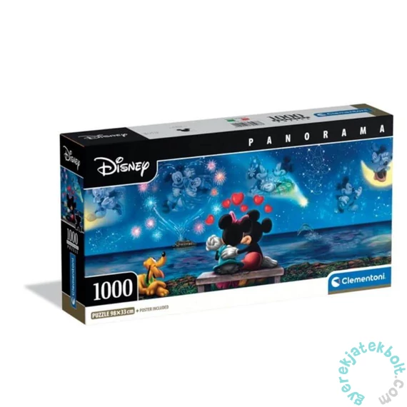 Clementoni 1000 db-os Panoráma puzzle - Disney Mickey and Minnie (39503)
