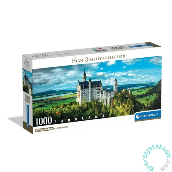 Clementoni 1000 db-os Panoráma puzzle - High Quality Collection - Neuschwanst (39940)