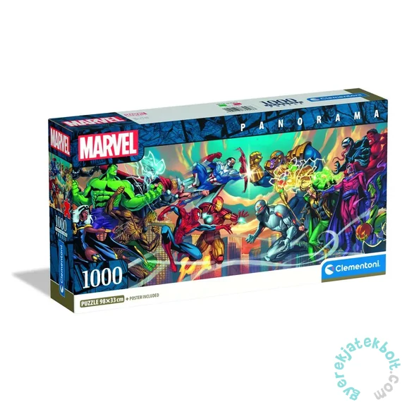 Clementoni 1000 db-os Panoráma puzzle - Marvel hősök (37056)