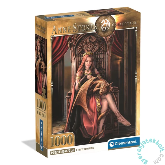 Clementoni 1000 db-os puzzle - Anne Stokes Friends Forever (39959)