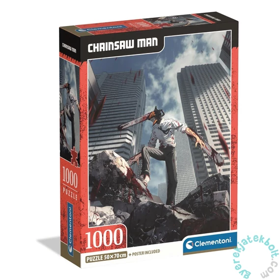 Clementoni 1000 db-os puzzle - Chainsaw Man (37508)
