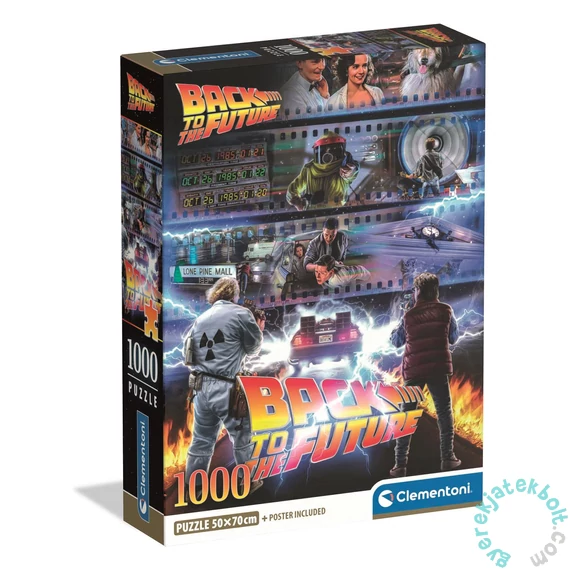 Clementoni 1000 db-os puzzle - Cult Movies - Back to the Future (37513)