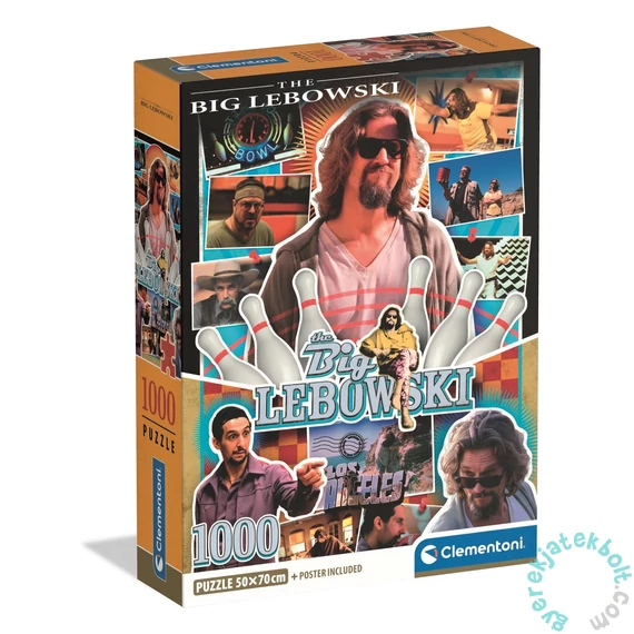 Clementoni 1000 db-os puzzle - Cult Movies - The Big Lebowsky(37514)