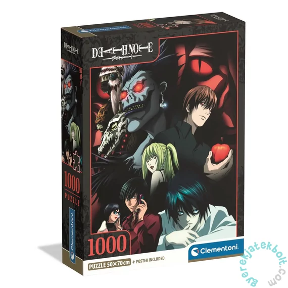 Clementoni 1000 db-os puzzle - Death Note (37509)