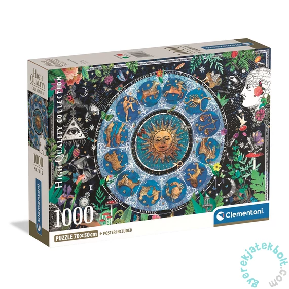 Clementoni 1000 db-os puzzle - High Quality Collection - Astrological Chart (39937)