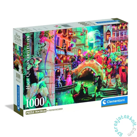 Clementoni 1000 db-os puzzle - High Quality Collection - Karnevál este (39990)