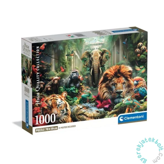 Clementoni 1000 db-os puzzle - High Quality Collection - Mystic Jungle (39987)