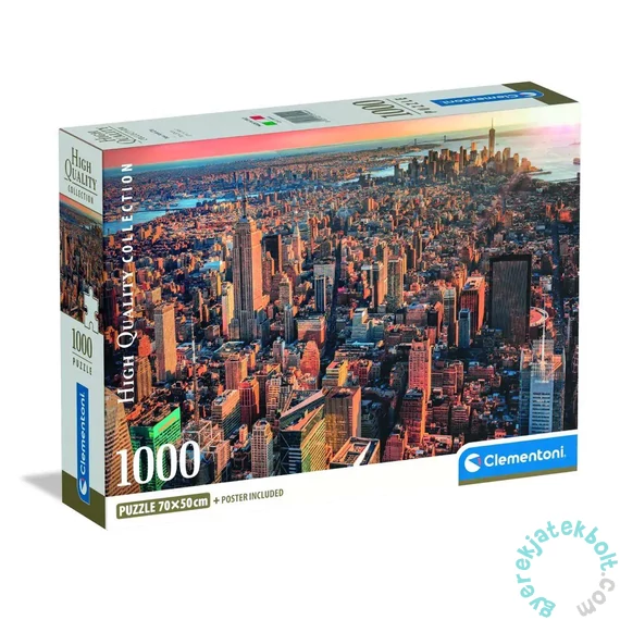 Clementoni 1000 db-os puzzle - High Quality Collection - New York (39944)