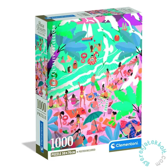 Clementoni 1000 db-os puzzle - High Quality Collection - Vasárnap a strandon (39938)