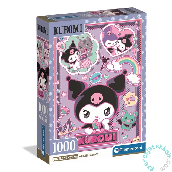 Clementoni 1000 db-os puzzle - Kuromi (37120)