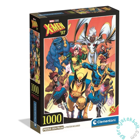Clementoni 1000 db-os COMPACT puzzle - Marvel - Xmen (37066)