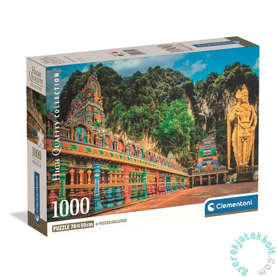 Clementoni 1000 db-os puzzle - Painted Batu Caves (37111)