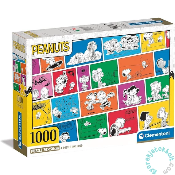 Clementoni 1000 db-os puzzle - Peanuts (39803)