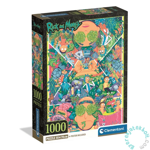 Clementoni 1000 db-os puzzle - Rick and Morty 2 (37511)