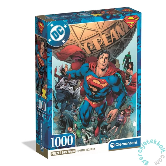 Clementoni 1000 db-os puzzle - Superman 1 (37505)