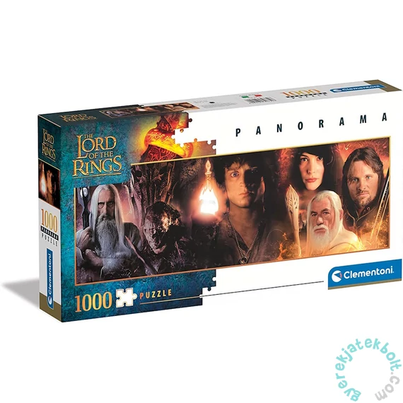 Clementoni 1000 db-os Panoráma puzzle - A Gyűrűk Ura (39739)