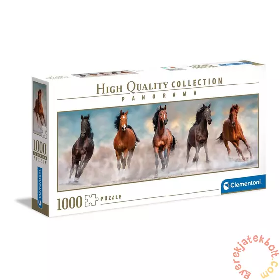 Clementoni 1000 db-os Panoráma puzzle - Horses (39607)