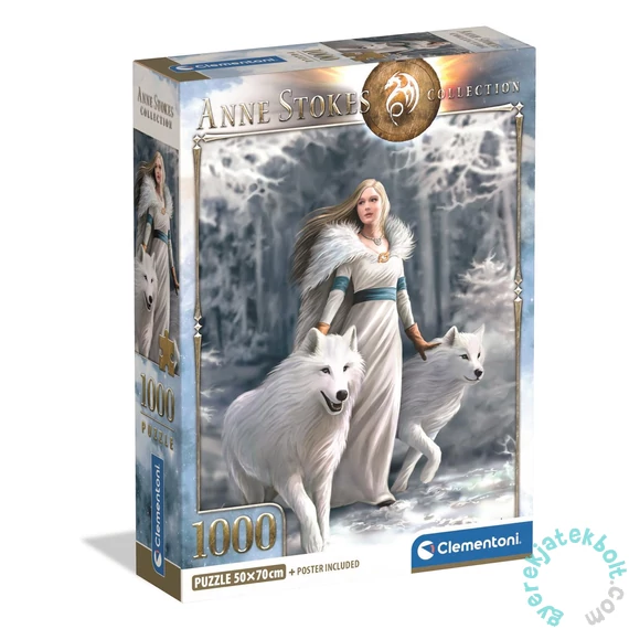 Clementoni 1000 db-os puzzle - Anne Stokes Winter Guardians (39957)