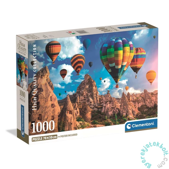 Clementoni 1000 db-os puzzle - High Quality Collection - Balloons in Cappadocia (39988)
