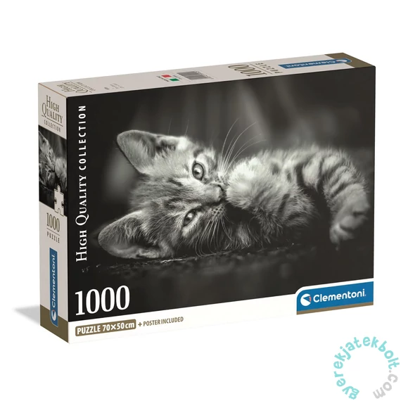 Clementoni 1000 db-os puzzle - High Quality Collection - Kitty (39950)