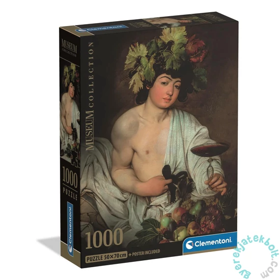 Clementoni 1000 db-os puzzle - Museum Collection - Caravaggio Bacchus (39977)