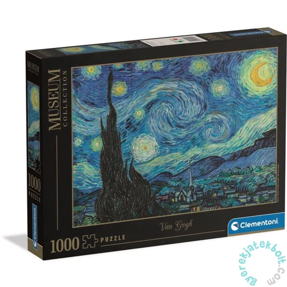 Clementoni 1000 db-os puzzle - Museum Collection - Van Gogh, A csillagos éjszaka (39995)