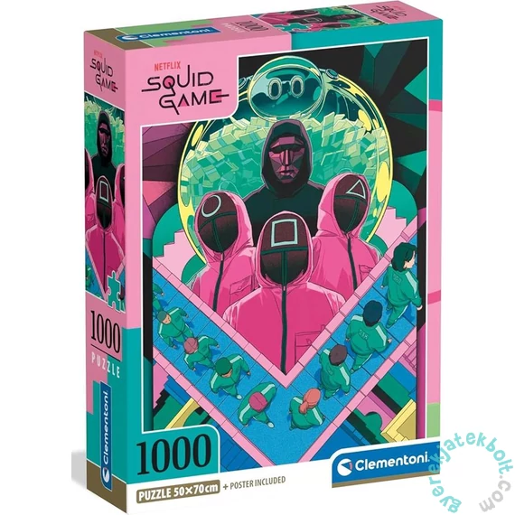 Clementoni 1000 db-os puzzle - Squid Game 2 (39901)