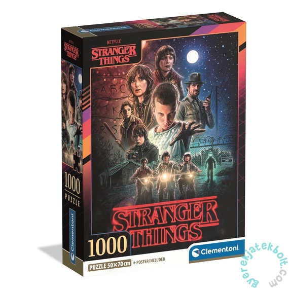 Clementoni 1000 db-os puzzle - Stranger Things 1 (39978)