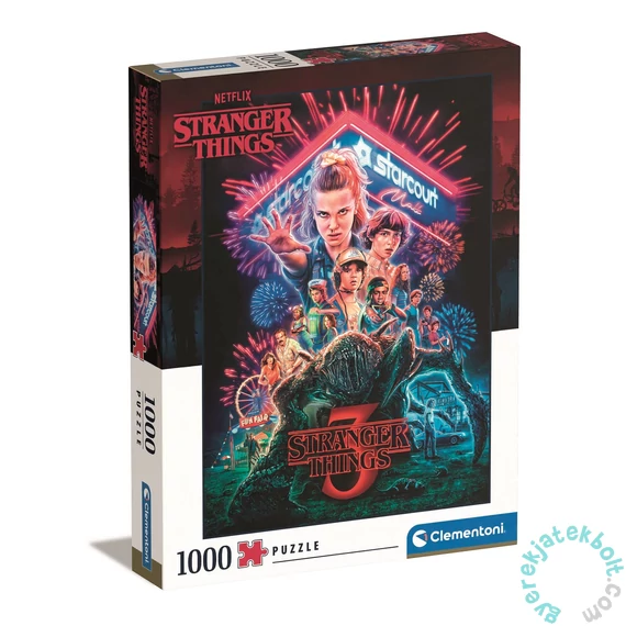 Clementoni 1000 db-os puzzle - Stranger Things (39653)