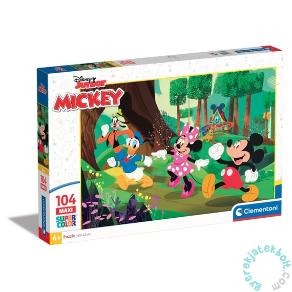 Clementoni 104 db-os Maxi puzzle - Disney Mickey Egér és barátai (23772)