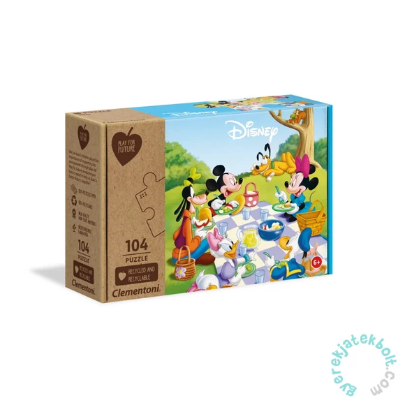 Clementoni 104 db-os Play for future puzzle - Mickey egér és barátai (27153)