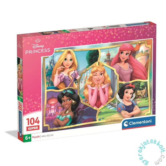 Clementoni 104 db-os puzzle - Disney Hercegnők (25056)