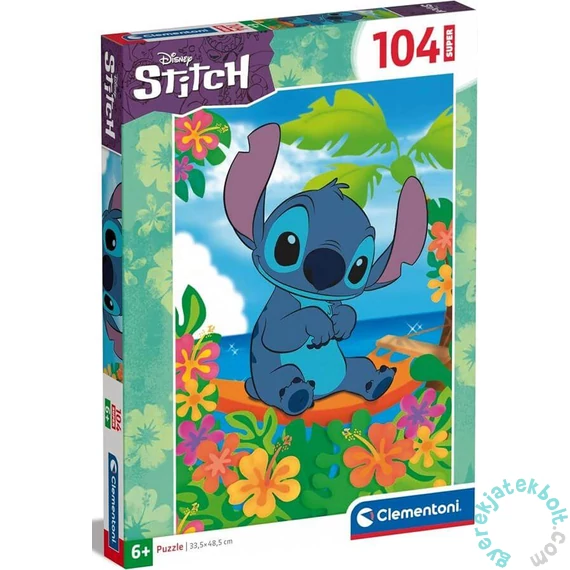 Clementoni 104 db-os Szuper Színes puzzle - Stitch 2 (27572)