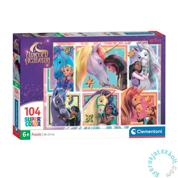 Clementoni 104 db-os puzzle - Unicorn Academy (25094)