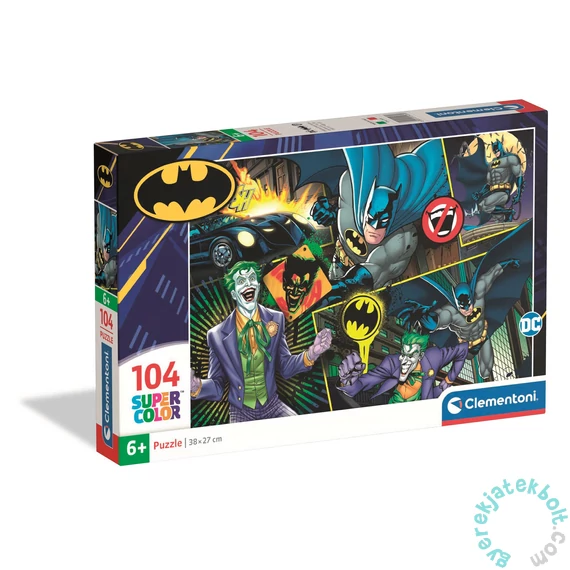 Clementoni 104 db-os  Szuper színes puzzle - Batman (25031)