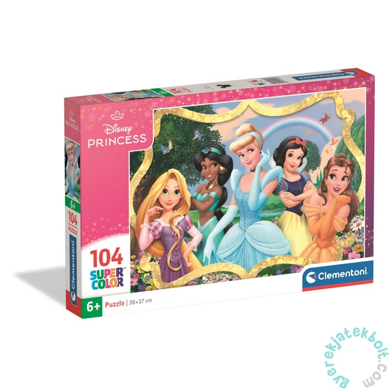 Clementoni 104 db-os  Szuper színes puzzle - Disney Hercegnők (25058)