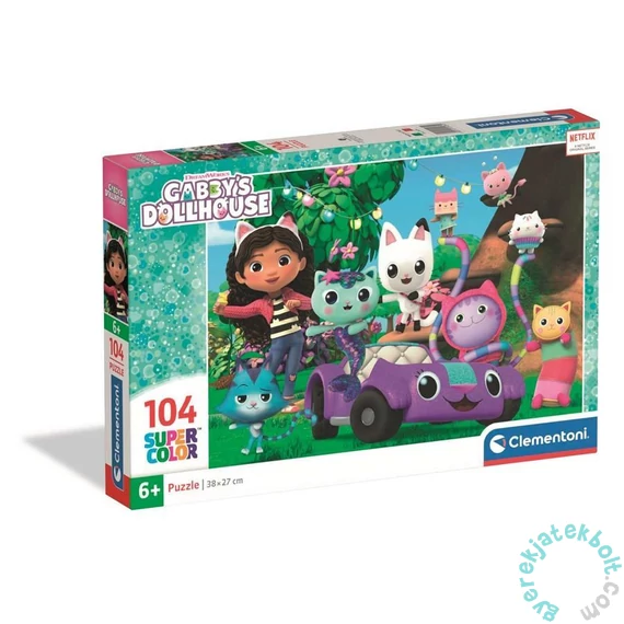 Clementoni 104 db-os Szuper Színes puzzle - Gabi babaháza (25034)