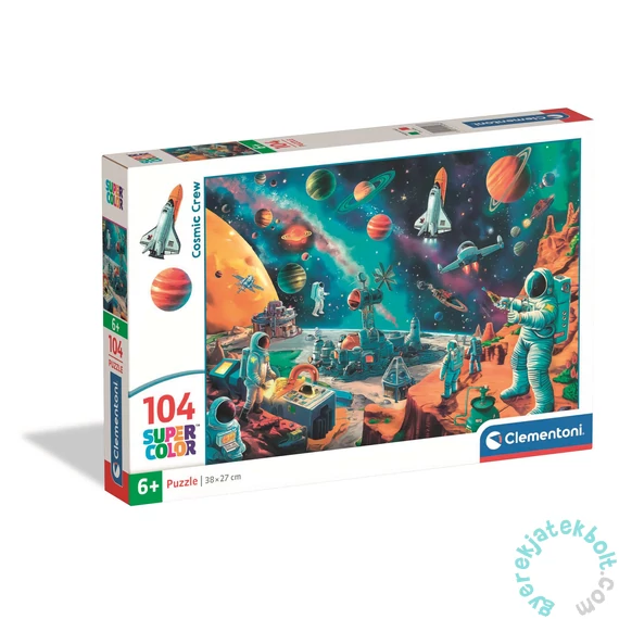 Clementoni 104 db-os  Szuper színes puzzle - Kozmikus űr (25036)