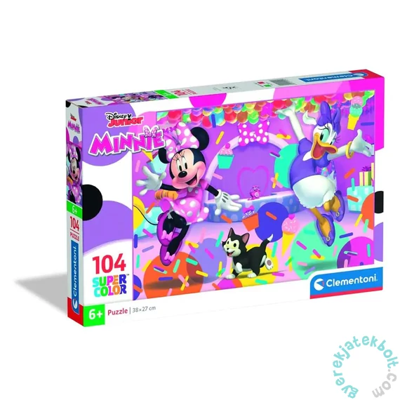 Clementoni 104 db-os Szuper Színes puzzle - Minnie (25054)