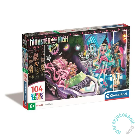 Clementoni 104 db-os Szuper Színes  puzzle - Monster High 2 (25783)