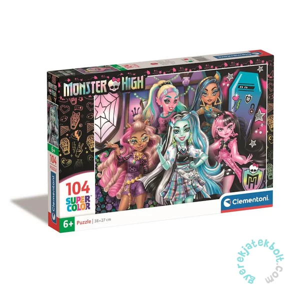Clementoni 104 db-os Szuper Színes  puzzle - Monster High (25782)