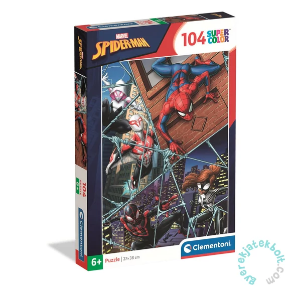 Clementoni 104 db-os  Szuper színes puzzle - Pókember (25043)