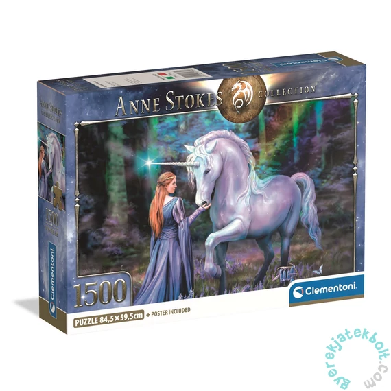 Clementoni 1500 db-os puzzle - High Quality Collection - Anne Stokes, Bluebell Wood (31735)